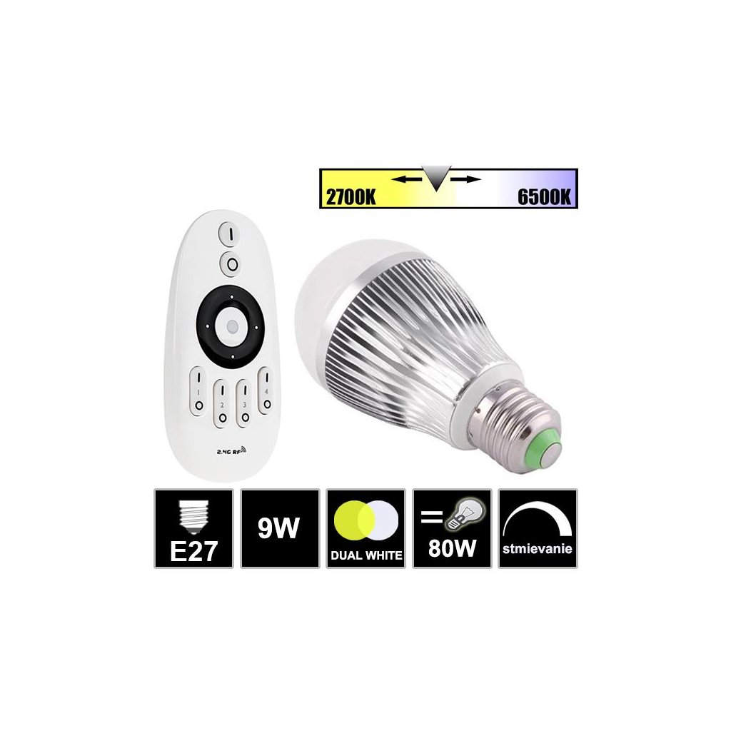 LED žiarovky DUAL-WHITE
